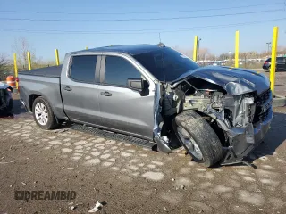 2021 Chevrolet Silverado 1500 Custom with VIN 3GCPWBEK4MG428142, listed as a Copart auction lot 52232105 with 51,129 mi miles and Salvage Title. Bid and sale history available at DreamBid. Image 4.