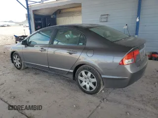 2009 Honda Civic LX z VIN 19XFA16599E050691, wystawiony jako Copart lot #58538835 z przebiegiem 162 377 mil mil oraz Czysty tytuł • Clean title. Historia ofert i sprzedaży dostępna na DreamBid. Obrazek 2.