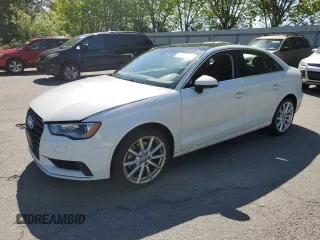 2015 Audi A3 Premium Plus z VIN WAUCCGFF2F1090924, wystawiony jako Copart lot #58625775 z przebiegiem 59 410 mil mil oraz Tytuł czysty. Historia ofert i sprzedaży dostępna na DreamBid. Obrazek 1.