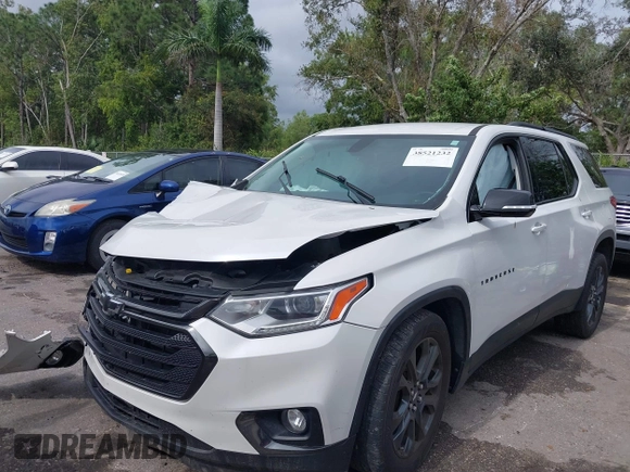 2018 Chevrolet Traverse RS with VIN 1GNERJKX2JJ156863, listed as a IAAI auction lot 38521232 with 72,514 mi miles. Bid and sale history available at carsss.com. Image 2.