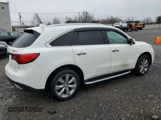 2015 Acura MDX Advance with VIN 5FRYD4H87FB031277, listed as a Copart auction lot 51446755 with 131,059 mi miles and Salvage title. Bid and sale history available at DreamBid. Image 3.