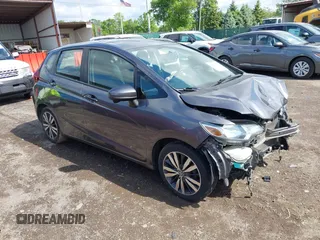 2015 Honda Fit EX-L z VIN 3HGGK5H81FM731107, wystawiony jako IAAI lot #42340368 z przebiegiem Nie podano mil oraz . Historia ofert i sprzedaży dostępna na DreamBid. Obrazek 1.