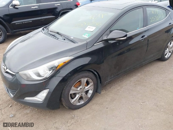 2016 Hyundai Elantra SE with VIN 5NPDH4AE8GH781407, listed as a IAAI auction lot 41809167 with 999,999 mi miles. Bid and sale history available at carsss.com. Image 6.