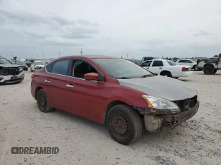 2014 Nissan Sentra S with VIN 3N1AB7AP1EL617617, listed as a Copart auction lot 53881715 with 104,587 mi miles and Clean Title. Bid and sale history available at DreamBid. Image 4.