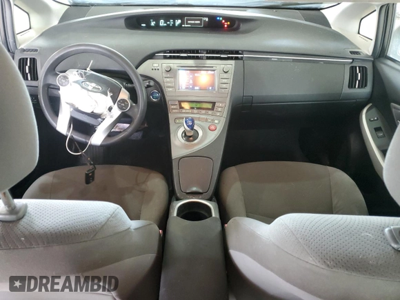 2012 Toyota Prius One with VIN JTDKN3DU7C1590009, listed as a Copart auction lot 57789535 with 105,928 mi miles and Salvage title. Bid and sale history available at DreamBid. Image 8.