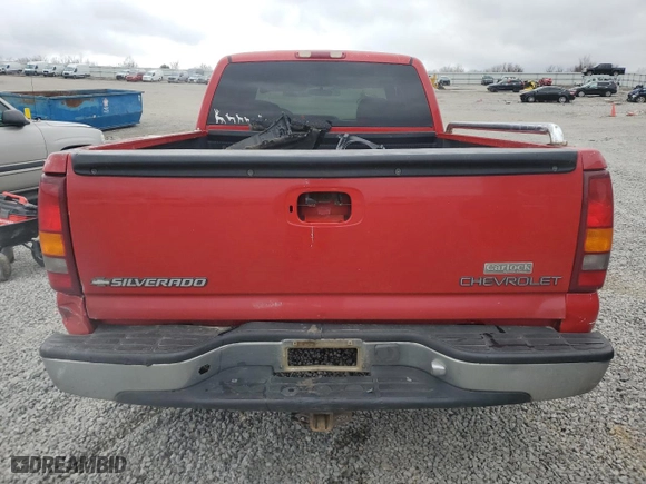 2001 Chevrolet Silverado 1500 LS with VIN 2GCEC19T211107489, listed as a Copart auction lot 87036414 with 462,469 mi miles and Salvage Title. Bid and sale history available at carsss.com. Image 6.