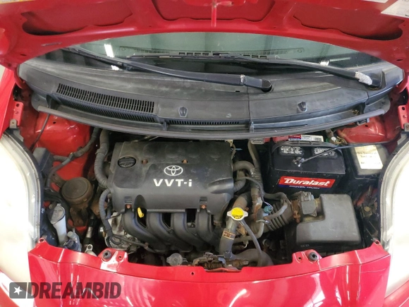 2007 Toyota Yaris with VIN JTDJT923375071567, listed as a Copart auction lot 55075735 with 195,309 mi miles and Clean Title. Bid and sale history available at carsss.com. Image 11.