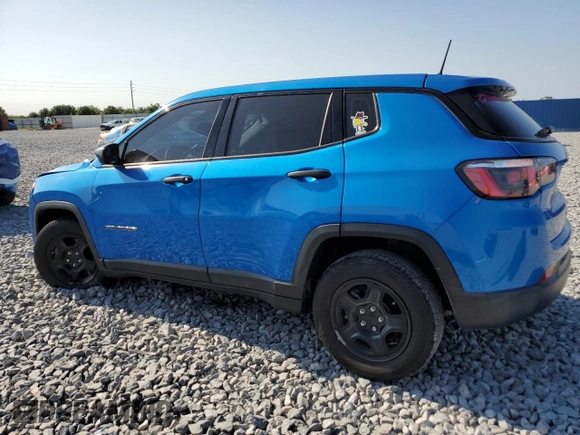 2019 Jeep Compass Sport с VIN 3C4NJCAB3KT711721, выставлен на аукционе Copart как лот 53407345 с пробегом 57 144 миль миль и На запчасти • Non repairable. История ставок и продаж доступна на DreamBid. Изображение 2.