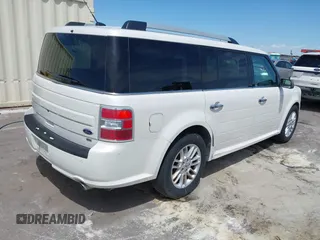 2015 Ford Flex SEL with VIN 2FMHK6C85FBA09233, listed as a IAAI auction lot 42142972 with 221,909 mi miles. Bid and sale history available at carsss.com. Image 4.