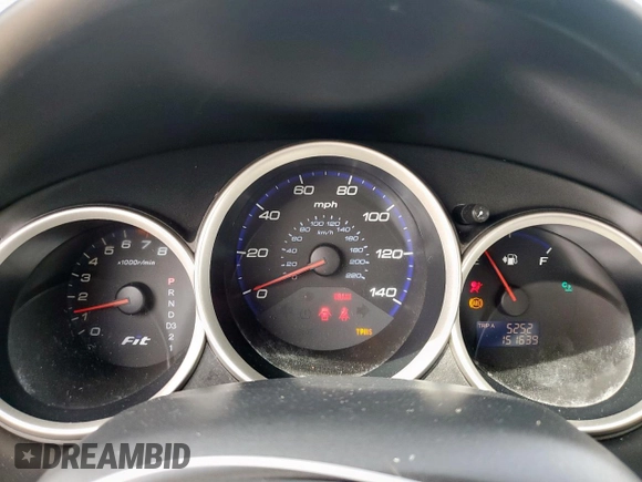 2008 Honda Fit with VIN JHMGD38438S068027, listed as a Copart auction lot 61033815 with 151,639 mi miles and Salvage title. Bid and sale history available at DreamBid. Image 9.