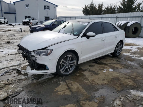 2020 Audi A3 Sedan Premium with VIN WAUAUGFF6LA070658, listed as a Copart auction lot 39063954 with 54,536 mi miles. Bid and sale history available at carsss.com. Image 1.