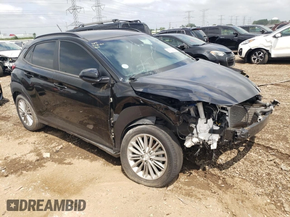 2020 Hyundai Kona SEL with VIN KM8K22AA7LU470072, listed as a Copart auction lot 65822584 with 18,043 mi miles and Salvage title. Bid and sale history available at DreamBid. Image 4.