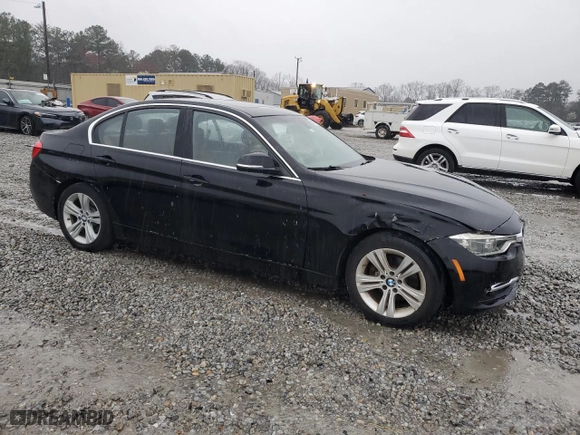 2016 BMW 3 Series 328i xDrive with VIN WBA8E3G57GNT80133, listed as a Copart auction lot 47938515 with 0 mi miles and Salvage Title. Bid and sale history available at carsss.com. Image 4.