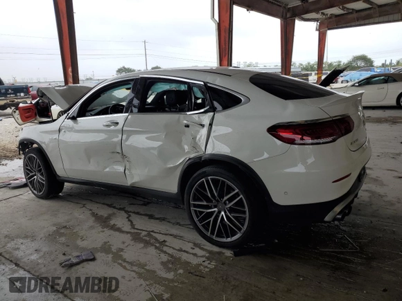 2021 Mercedes-Benz GLC with VIN W1N0J6EB9MF958835, listed as a Copart auction lot 80395753 with 52,250 mi miles and Non Repairable. Bid and sale history available at carsss.com. Image 2.