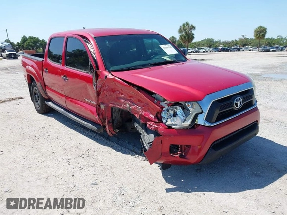 2014 Toyota Tacoma PreRunner with VIN 5TFJU4GN0EX053443, listed as a IAAI auction lot 41986798 with 172,988 mi miles. Bid and sale history available at carsss.com. Image 1.