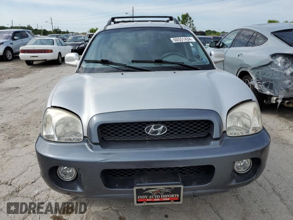 2002 Hyundai Santa Fe GLS with VIN KM8SC13D32U179968, listed as a Copart auction lot 60551434 with 77,676 mi miles and Clean Title. Bid and sale history available at carsss.com. Image 5.
