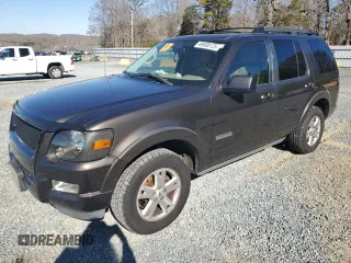 2008 Ford Explorer XLT with VIN 1FMEU63E58UA36447, listed as a Copart auction lot 49698125 with 295,626 mi miles and Salvage Title. Bid and sale history available at carsss.com. Image 1.