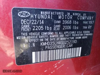2016 Hyundai Elantra GT with VIN KMHD35LH4GU252193, listed as a Copart auction lot 78002914 with 143,253 mi miles and Clean Title. Bid and sale history available at carsss.com. Image 12.