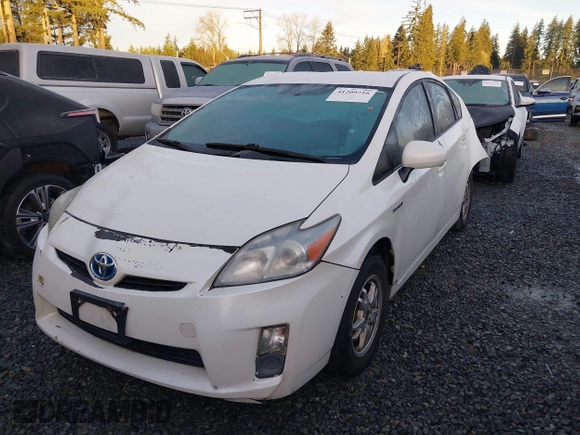 2010 Toyota Prius II with VIN JTDKN3DU5A0186774, listed as a IAAI auction lot 41209716 with 208,941 mi miles. Bid and sale history available at carsss.com. Image 17.