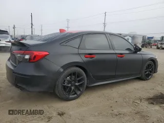 2022 Honda Civic Si with VIN 2HGFE1E50NH473830, listed as a Copart auction lot 54383035 with 72,733 mi miles and Salvage Title. Bid and sale history available at DreamBid. Image 3.