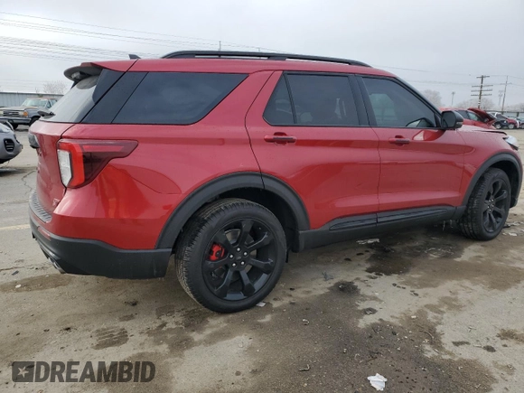 2024 Ford Explorer ST with VIN 1FM5K8GC6RGA71444, listed as a Copart auction lot 83710294 with 6,630 mi miles and Salvage Title. Bid and sale history available at carsss.com. Image 3.