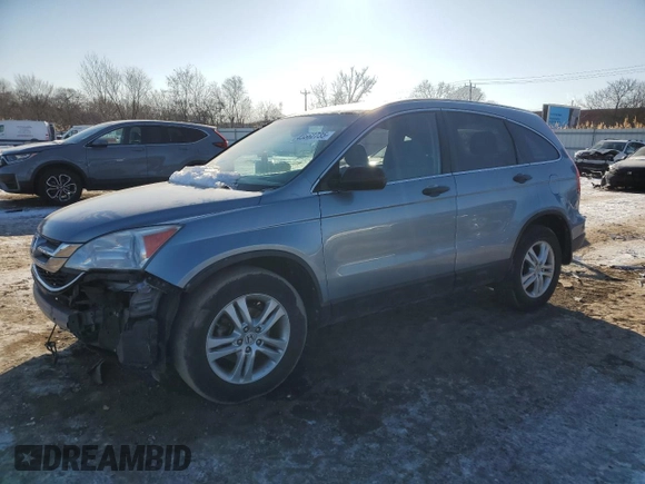 2010 Honda CR-V EX with VIN 3CZRE4H56AG702864, listed as a Copart auction lot 45662735 with 153,042 mi miles and Salvage Title. Bid and sale history available at carsss.com. Image 1.