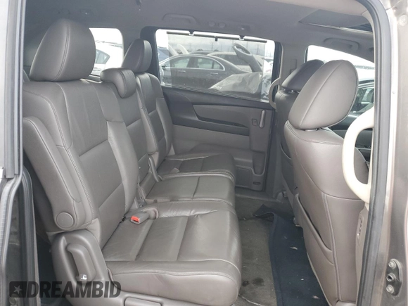 2011 Honda Odyssey EX-L with VIN 5FNRL5H65BB029311, listed as a Copart auction lot 81916724 with 184,034 mi miles and Salvage Title. Bid and sale history available at DreamBid. Image 10.