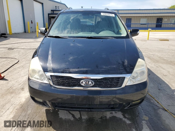 2011 Kia Sedona EX with VIN KNDMH4C7XB6393046, listed as a Copart auction lot 53844675 with 139,087 mi miles and Salvage Title. Bid and sale history available at DreamBid. Image 5.