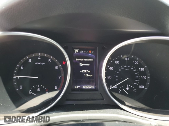 2017 Hyundai Santa Fe Ultimate with VIN 5XYZWDLA2HG466925, listed as a Copart auction lot 62516895 with 102,202 mi miles and Salvage title. Bid and sale history available at DreamBid. Image 9.