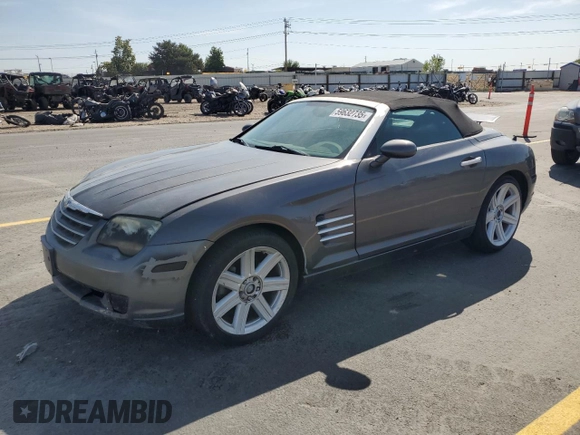 2005 Chrysler Crossfire Limited с VIN 1C3AN65L95X037773, выставлен на аукционе Copart как лот 59632735 с пробегом Не указан миль и Списание • Salvage title. История ставок и продаж доступна на DreamBid. Изображение 1.
