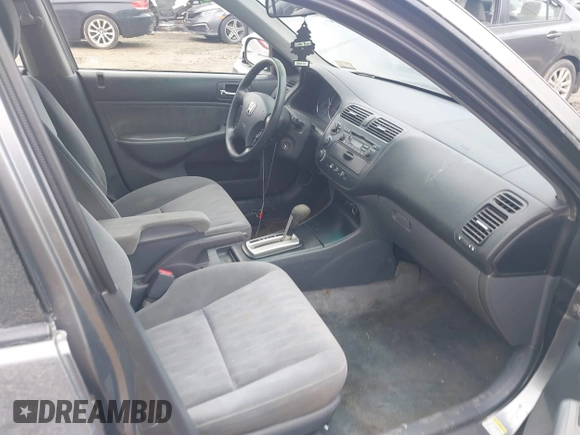 2004 Honda Civic LX with VIN 2HGES166X4H533266, listed as a IAAI auction lot 41764334 with 183,262 mi miles. Bid and sale history available at carsss.com. Image 5.