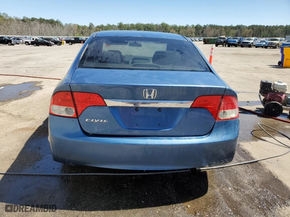 2010 Honda Civic Sdn EX with VIN 19XFA1F81AE014928, listed as a Copart auction lot 50242735 with 216,246 mi miles and Salvage Title. Bid and sale history available at carsss.com. Image 6.