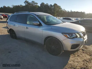 2018 Nissan Pathfinder SL with VIN 5N1DR2MM9JC654023, listed as a Copart auction lot 79955854 with 167,800 mi miles and Clean Title. Bid and sale history available at carsss.com. Image 4.