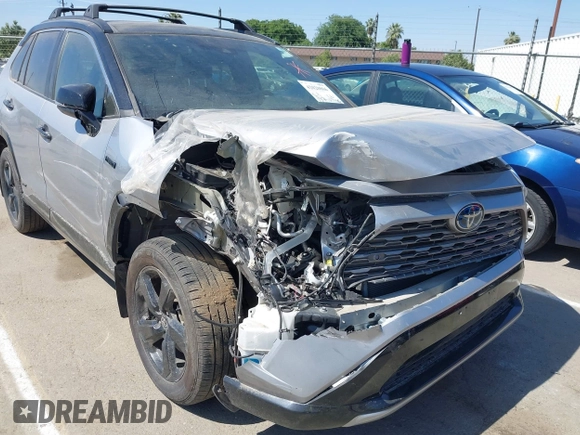 2021 Toyota RAV4 Hybrid XSE with VIN 4T3E6RFV6MU040399, listed as a IAAI auction lot 42020866 with 46,593 mi miles and . Bid and sale history available at DreamBid. Image 6.