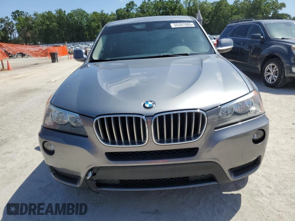 2013 BMW X3 xDrive28i with VIN 5UXWX9C54D0D05185, listed as a Copart auction lot 55397885 with 126,799 mi miles and Clean Title. Bid and sale history available at DreamBid. Image 5.