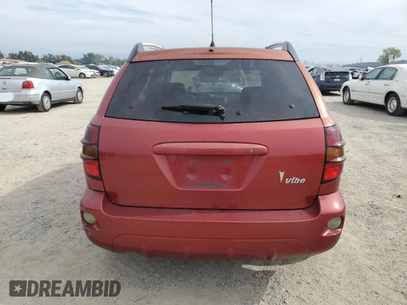2005 Pontiac Vibe with VIN 5Y2SL638X5Z417715, listed as a Copart auction lot 75846424 with 249,115 mi miles and Salvage Title. Bid and sale history available at carsss.com. Image 6.