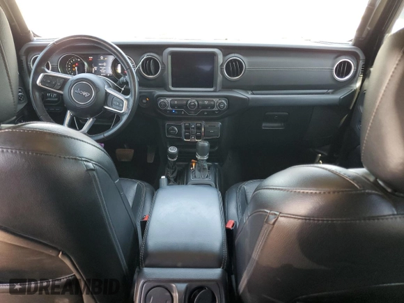 2021 Jeep Wrangler Unlimited Sahara with VIN 1C4JJXP69MW800920, listed as a Copart auction lot 52033745 with 49,173 mi miles and Salvage Title. Bid and sale history available at DreamBid. Image 8.