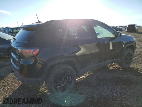 2023 Jeep Compass Trailhawk with VIN 3C4NJDDN0PT534869, listed as a Copart auction lot 46586015 with 3,803 mi miles and Salvage title. Bid and sale history available at DreamBid. Image 3.
