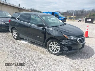 2019 Chevrolet Equinox LT with VIN 2GNAXUEV0K6286221, listed as a IAAI auction lot 41850709 with 124,363 mi miles and . Bid and sale history available at carsss.com. Image 1.