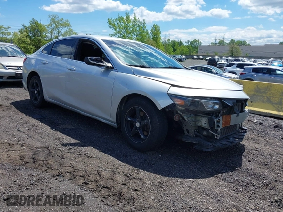 2016 Chevrolet Malibu LS with VIN 1G1ZB5STXGF286381, listed as a IAAI auction lot 42204535 with 81,079 mi miles and . Bid and sale history available at DreamBid. Image 1.