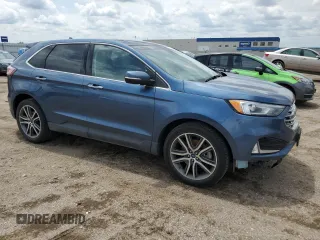 2019 Ford Edge Titanium with VIN 2FMPK4K99KBC01212, listed as a Copart auction lot 57450365 with 52,720 mi miles and Salvage title. Bid and sale history available at DreamBid. Image 4.