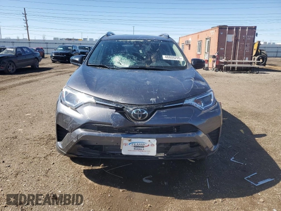2017 Toyota RAV4 LE with VIN JTMBFREV8HJ702069, listed as a Copart auction lot 48809205 with 27,152 mi miles and Salvage Title. Bid and sale history available at carsss.com. Image 5.