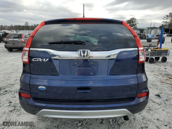 2015 Honda CR-V EX with VIN 2HKRM3H58FH505616, listed as a Copart auction lot 47393945 with 107,025 mi miles and Salvage Title. Bid and sale history available at carsss.com. Image 6.