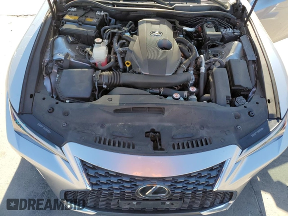 2022 Lexus IS with VIN JTHDA1D25N5119803, listed as a Copart auction lot 41886005 with 46,603 mi miles and Salvage Title. Bid and sale history available at carsss.com. Image 11.