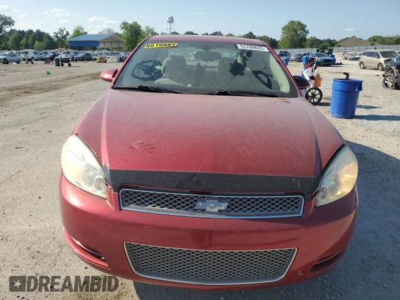 2014 Chevrolet Impala LT with VIN 2G1WB5E30E1147475, listed as a Copart auction lot 53700655 with 134,661 mi miles and Salvage title. Bid and sale history available at DreamBid. Image 5.