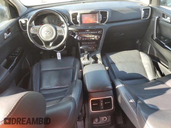 2018 Kia Sportage EX with VIN KNDPNCAC3J7319878, listed as a Copart auction lot 52171425 with 100,612 mi miles and Salvage title. Bid and sale history available at DreamBid. Image 8.