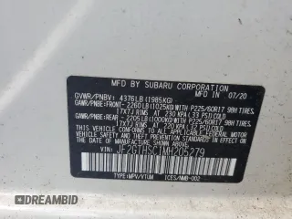 2021 Subaru Crosstrek Special Sports z VIN JF2GTHSC1MH205279, wystawiony jako Copart lot #62260015 z przebiegiem 16 720 mil mil oraz Szkoda całkowita • Salvage title. Historia ofert i sprzedaży dostępna na DreamBid. Obrazek 12.