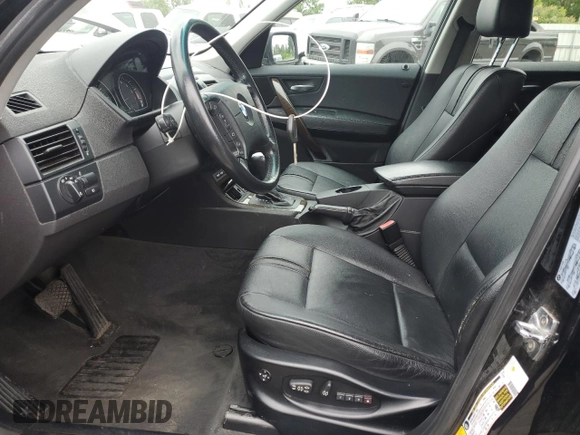 2006 BMW X3 3.0i with VIN WBXPA93466WG81226, listed as a Copart auction lot 61008215 with 184,590 mi miles and Clean title. Bid and sale history available at DreamBid. Image 7.
