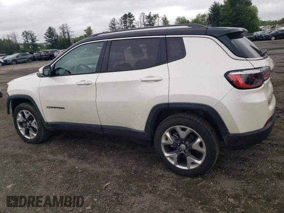2021 Jeep Compass Limited z VIN 3C4NJDCB6MT578541, wystawiony jako Copart lot #55739055 z przebiegiem 81 351 mil mil oraz Szkoda całkowita • Salvage title. Historia ofert i sprzedaży dostępna na DreamBid. Obrazek 2.
