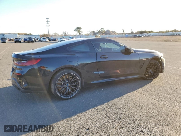 2023 BMW 8 Series M850i xDrive with VIN WBABC4C08PCL89799, listed as a Copart auction lot 44279794 with 0 mi miles. Bid and sale history available at carsss.com. Image 3.
